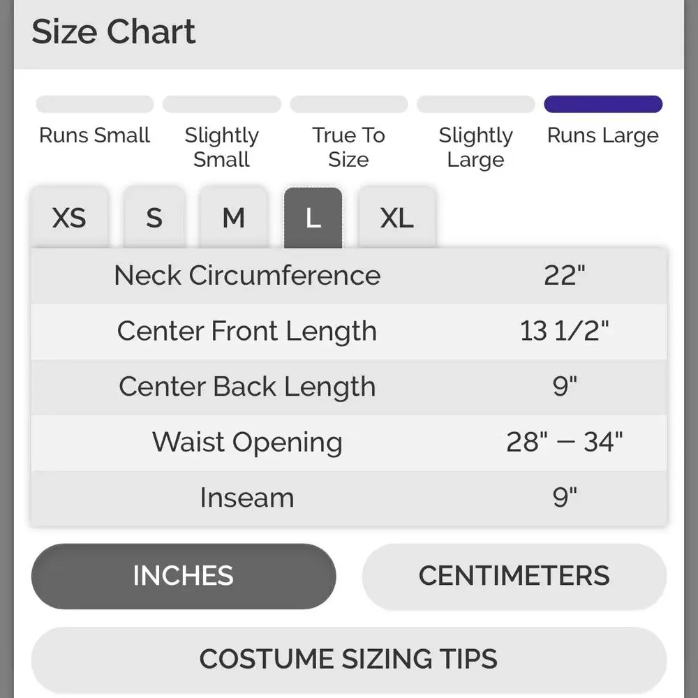 Penguin Dog Costume Size L